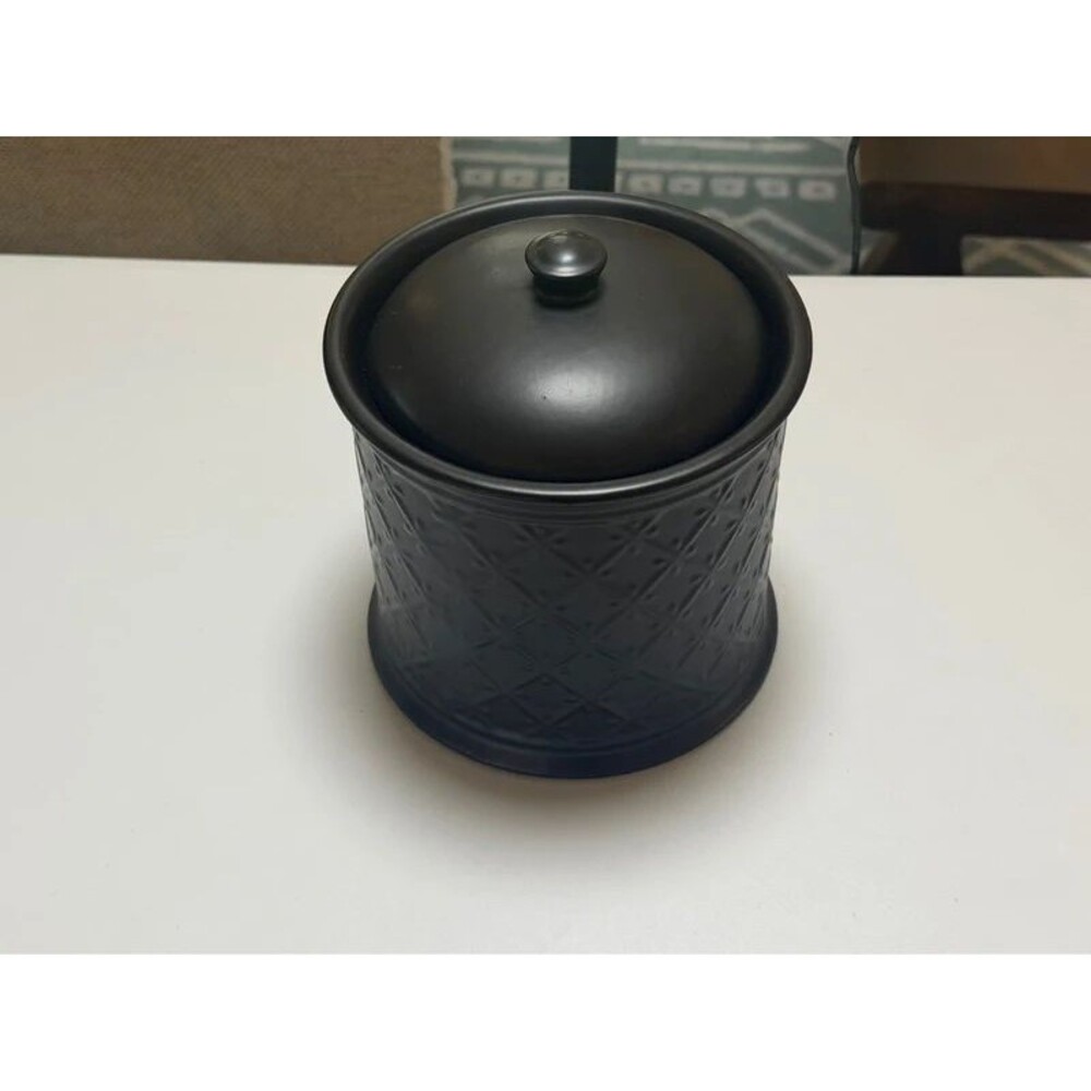 Black Ceramic Storage Container Jars